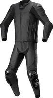 Alpinestars Missile V2 Tvådelad motorcykelläderdräkt,  svart,  storlek 48 för män