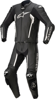 Alpinestars Missile V2 Tvådelad motorcykelläderdräkt,  svart-vit,  storlek 54 för män