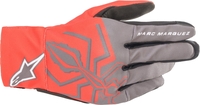 Alpinestars MM93 Aragon Ant Motorcykel Handskar,  grå-röd,  storlek 2XL