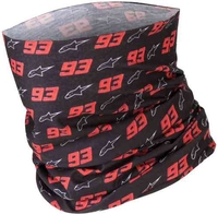 Alpinestars MM93 Halsen röret Svart Röd en storlek
