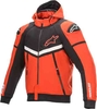 Alpinestars MM93 Rio Hondo Evo Fleece Motorcykel Textil Jacka Svart Röd 2XL