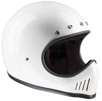 Bandit MX Historic Motocross Helmet Motocross hjälm Vit 2XL