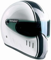 Bandit XXR Classic Motorcykel Hjälm,  svart-vit,  storlek 4XL för män
