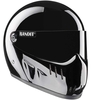 Bandit XXR Motorcykel Hjälm,  svart,  storlek 4XL för män