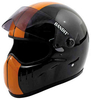 Bandit XXR Race Motorcykel Hjälm Svart Orange S