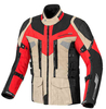 Berik Striker Motorcykel textil jacka Röd Beige 48