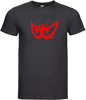 Berik The Eye T-shirt,  svart-röd,  storlek S för män