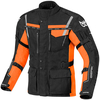 Berik Torino Waterproof Motorcykel Textil Jacka,  svart-orange,  storlek 54 för män
