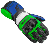 Berik Track Pro Motorcykelhandskar,  svart-grön,  storlek 2XL