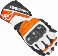 Berik Zoldar Motorcykel Handskar,  svart-orange,  storlek XS för män