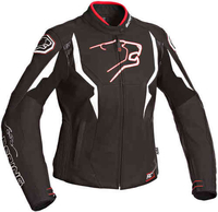 Bering Agera Lady MC skinnjacka Svart Vit 38