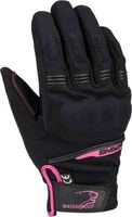 Bering Borneo Kvinnors motorcykel handskar Svart Rosa L
