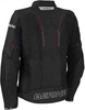 Bering Cancun Kvinnors motorcykel textil jacka Svart Rosa 40