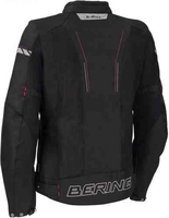 Bering Cancun Kvinnors motorcykel textil jacka Svart Rosa 42