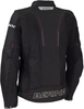 Bering Cancun Kvinnors motorcykel textil jacka,  svart-rosa,  storlek 38