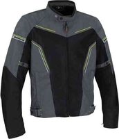 Bering Cancun Motorcykel textil jacka Svart Grå Gul 4XL