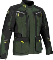 Bering Darko Motorcykel textil jacka Grön Brun 2XL