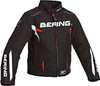Bering Fizio Barn motorcykel jacka Svart Vit Röd S 146