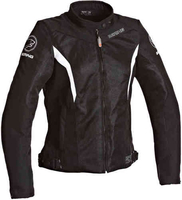 Bering Florida Ladies Summer motorcykel jacka Svart Vit 42