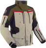 Bering Freeway vattentät motorcykel textil jacka,  beige,  storlek 4XL för män