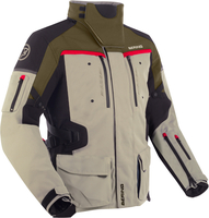 Bering Freeway vattentät motorcykel textil jacka,  beige,  storlek L för män