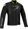 Bering Guardian Motorcykel textil jacka Svart Vit Gul 4XL