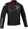Bering Guardian Motorcykel textil jacka Svart Vit Röd 2XL