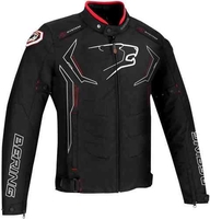 Bering Guardian Motorcykel textil jacka Svart Vit Röd L