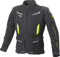 Büse Agadir Motorcykel Textil Jacka,  svart-gul,  storlek 60