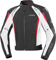 Büse B.Racing Pro Motorcykel textil jacka Svart Vit Röd L
