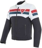 Dainese 8-Track Tex Motorcykel textil jacka Svart Vit Röd 56