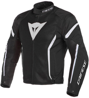 Dainese Air Crono 2 Tex Jacka Svart Vit 60
