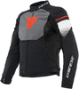 Dainese Air Fast Motorcykel Textiljacka,  svart-grå-vit,  storlek 50 för män