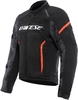 Dainese Air Frame 3 Motorcykel Textil Jacka,  svart-röd,  storlek 60 för män