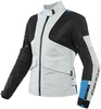 Dainese Air Tourer Damer motorcykel textil jacka Svart Grå Blå 44