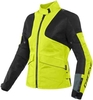 Dainese Air Tourer Damer motorcykel textil jacka Svart Gul 44
