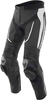 Dainese Alpha Perforerade motorcykel läder byxor Svart Vit 52