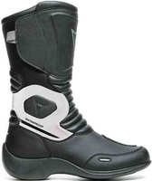 Dainese Aurora Lady D-WP vatten täta damer motorcykel stövlar Svart Vit 36