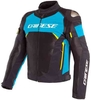 Dainese Dinamica Air D-Dry Motorcykel textil jacka Svart Blå Gul 50