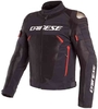 Dainese Dinamica Air D-Dry Motorcykel textil jacka Svart Röd 54
