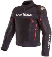 Dainese Dinamica Air D-Dry Motorcykel textil jacka Svart Röd 58