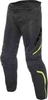 Dainese Drake Air D-Dry Motorcykel textil byxor Svart Vit Gul 58
