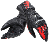 Dainese Druid 4 Motorcykel Handskar,  svart-vit-röd,  storlek XL för män