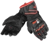 Dainese Druid D1 Långa motorcykel handskar Svart Röd 3XL