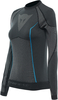 Dainese Dry LS Damer Funktionell skjorta,  grå-blå,  storlek M för kvinnor