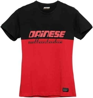 Dainese Dunes Damer T-shirt Svart Röd XS