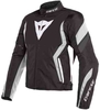 Dainese Edge Tex Motorcykel textil jacka Svart Grå Vit 60