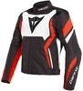 Dainese Edge Tex Motorcykel textil jacka Svart Vit Röd 56