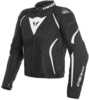 Dainese Estrema Air Tex Motorcykel textil jacka Svart Vit 54
