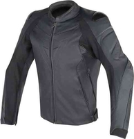 Dainese Fighter Motorcykel läder jacka Svart 54